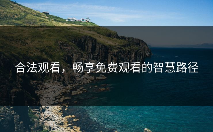 合法观看,畅享免费观看的智慧路径 合法观看,畅享免费观看的智慧路径